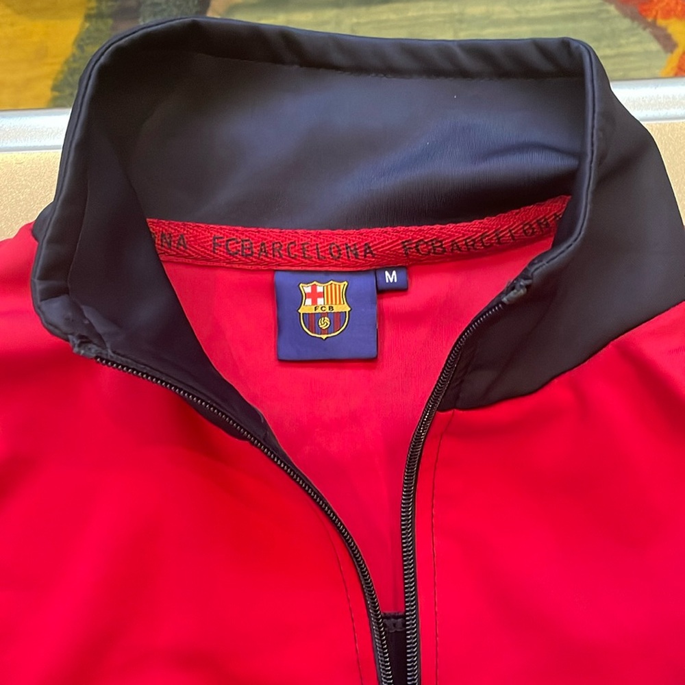FCBarcelona zip up jacket.